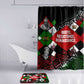 Jomo Kenyatta Bathroom Set with Roots Resistance Renaissance and Kenyan Patchwork Pattern Tribute - African Pride