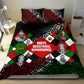 Jomo Kenyatta Bedding Set with Roots Resistance Renaissance and Kenyan Patchwork Pattern Tribute - African Pride