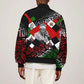 Jomo Kenyatta Bomber Jacket with Roots Resistance Renaissance and Kenyan Patchwork Pattern Tribute - African Pride