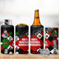 Jomo Kenyatta 4 in 1 Can Cooler Tumbler with Roots Resistance Renaissance and Kenyan Patchwork Pattern Tribute - African Pride
