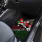 Jomo Kenyatta Car Mats with Roots Resistance Renaissance and Kenyan Patchwork Pattern Tribute - African Pride