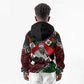 Jomo Kenyatta Kid Hoodie with Roots Resistance Renaissance and Kenyan Patchwork Pattern Tribute - African Pride