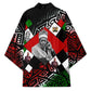 Jomo Kenyatta Kimono with Roots Resistance Renaissance and Kenyan Patchwork Pattern Tribute - African Pride