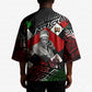 Jomo Kenyatta Kimono with Roots Resistance Renaissance and Kenyan Patchwork Pattern Tribute - African Pride