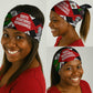 Jomo Kenyatta Neck Gaiter with Roots Resistance Renaissance and Kenyan Patchwork Pattern Tribute - African Pride