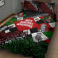 Jomo Kenyatta Quilt Bed Set with Roots Resistance Renaissance and Kenyan Patchwork Pattern Tribute - African Pride