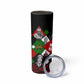 Jomo Kenyatta Skinny Tumbler with Roots Resistance Renaissance and Kenyan Patchwork Pattern Tribute - African Pride