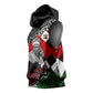 Jomo Kenyatta Sleeveless Hoodie with Roots Resistance Renaissance and Kenyan Patchwork Pattern Tribute - African Pride
