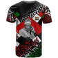 Jomo Kenyatta T shirt with Roots Resistance Renaissance and Kenyan Patchwork Pattern Tribute - African Pride