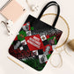 Jomo Kenyatta Tote Bag with Roots Resistance Renaissance and Kenyan Patchwork Pattern Tribute - African Pride