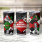 Jomo Kenyatta Tumbler Cup with Roots Resistance Renaissance and Kenyan Patchwork Pattern Tribute - African Pride