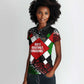 Jomo Kenyatta Women Polo Shirt with Roots Resistance Renaissance and Kenyan Patchwork Pattern Tribute - African Pride