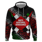 Jomo Kenyatta Zip Hoodie with Roots Resistance Renaissance and Kenyan Patchwork Pattern Tribute - African Pride