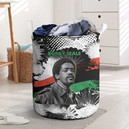 Bobby Seale Laundry Basket Black Panther Artwork Solidarity Quote Revolutionary Civil Rights Tribute - African Pride