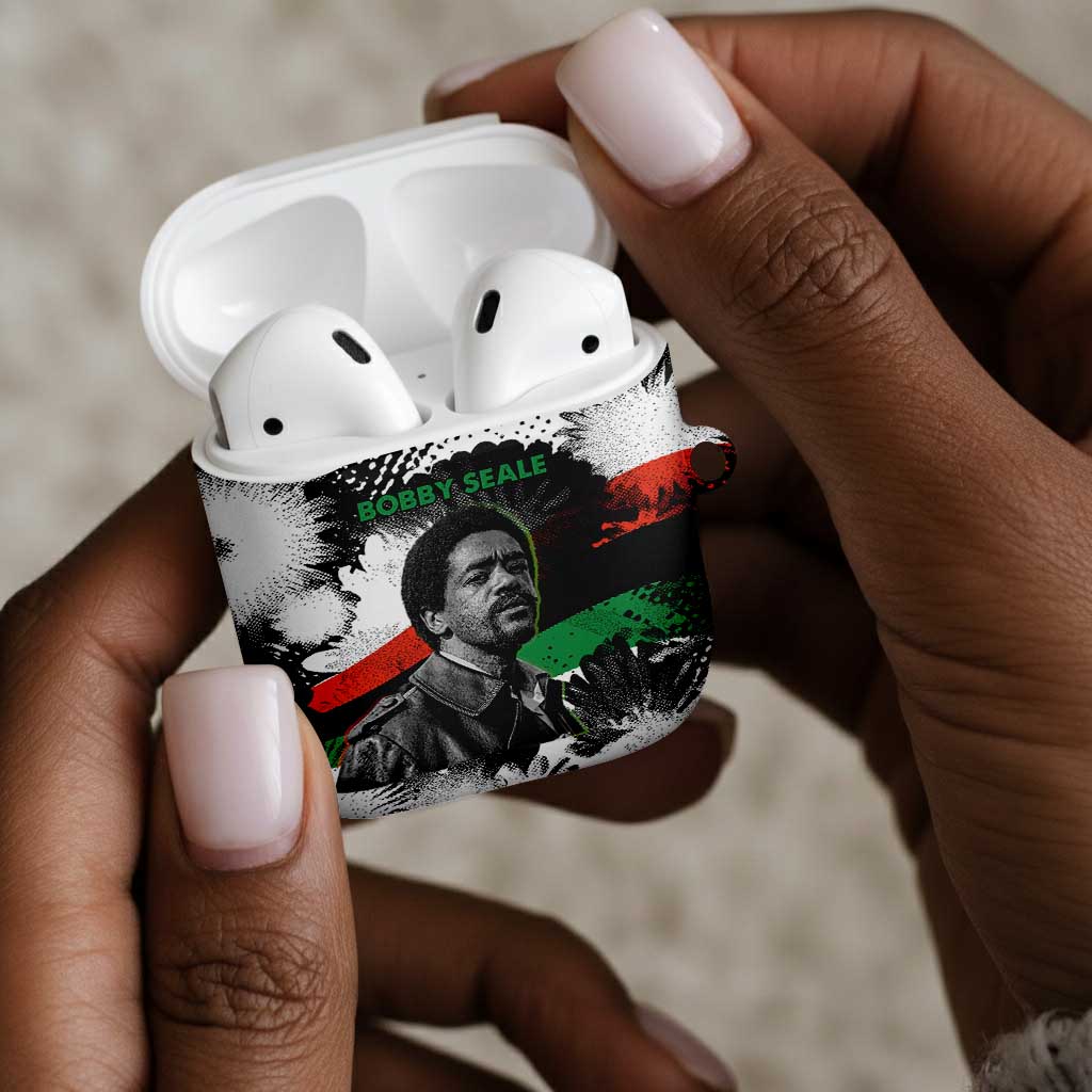 Bobby Seale AirPods Case Black Panther Artwork Solidarity Quote Revolutionary Civil Rights Tribute - African Pride