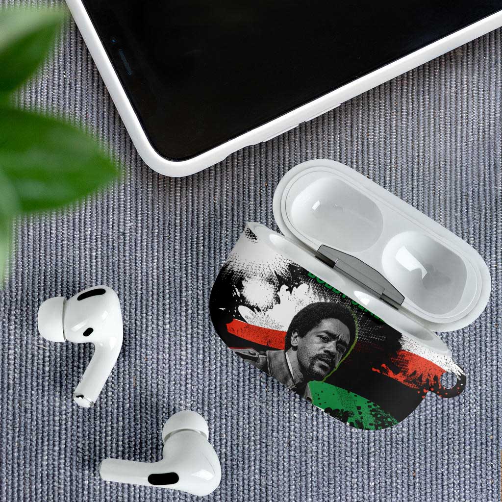 Bobby Seale AirPods Case Black Panther Artwork Solidarity Quote Revolutionary Civil Rights Tribute - African Pride