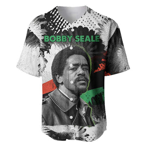 Bobby Seale Baseball Jersey Black Panther Artwork Solidarity Quote Revolutionary Civil Rights Tribute - African Pride