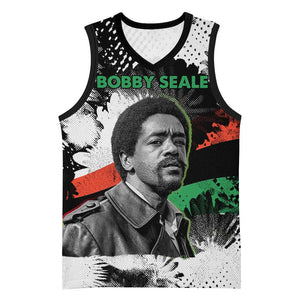 Bobby Seale Basketball Jersey Black Panther Artwork Solidarity Quote Revolutionary Civil Rights Tribute - African Pride