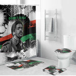 Bobby Seale Bathroom Set Black Panther Artwork Solidarity Quote Revolutionary Civil Rights Tribute - African Pride