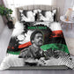 Bobby Seale Bedding Set Black Panther Artwork Solidarity Quote Revolutionary Civil Rights Tribute - African Pride