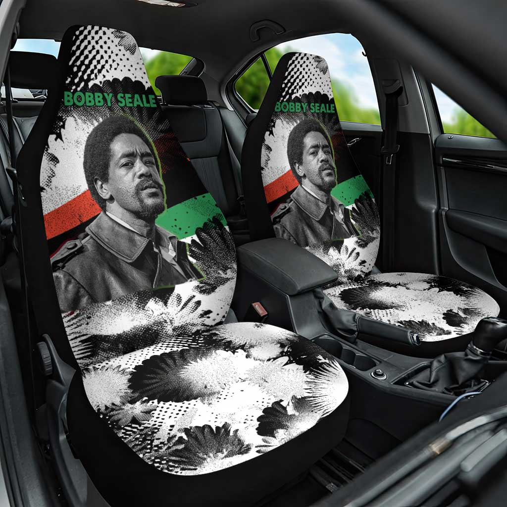 Bobby Seale Car Seat Cover Black Panther Artwork Solidarity Quote Revolutionary Civil Rights Tribute - African Pride