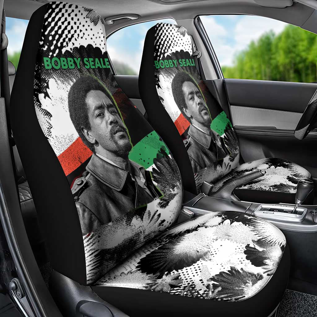 Bobby Seale Car Seat Cover Black Panther Artwork Solidarity Quote Revolutionary Civil Rights Tribute - African Pride