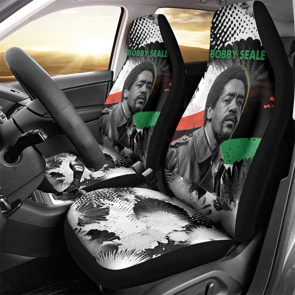 Bobby Seale Car Seat Cover Black Panther Artwork Solidarity Quote Revolutionary Civil Rights Tribute - African Pride