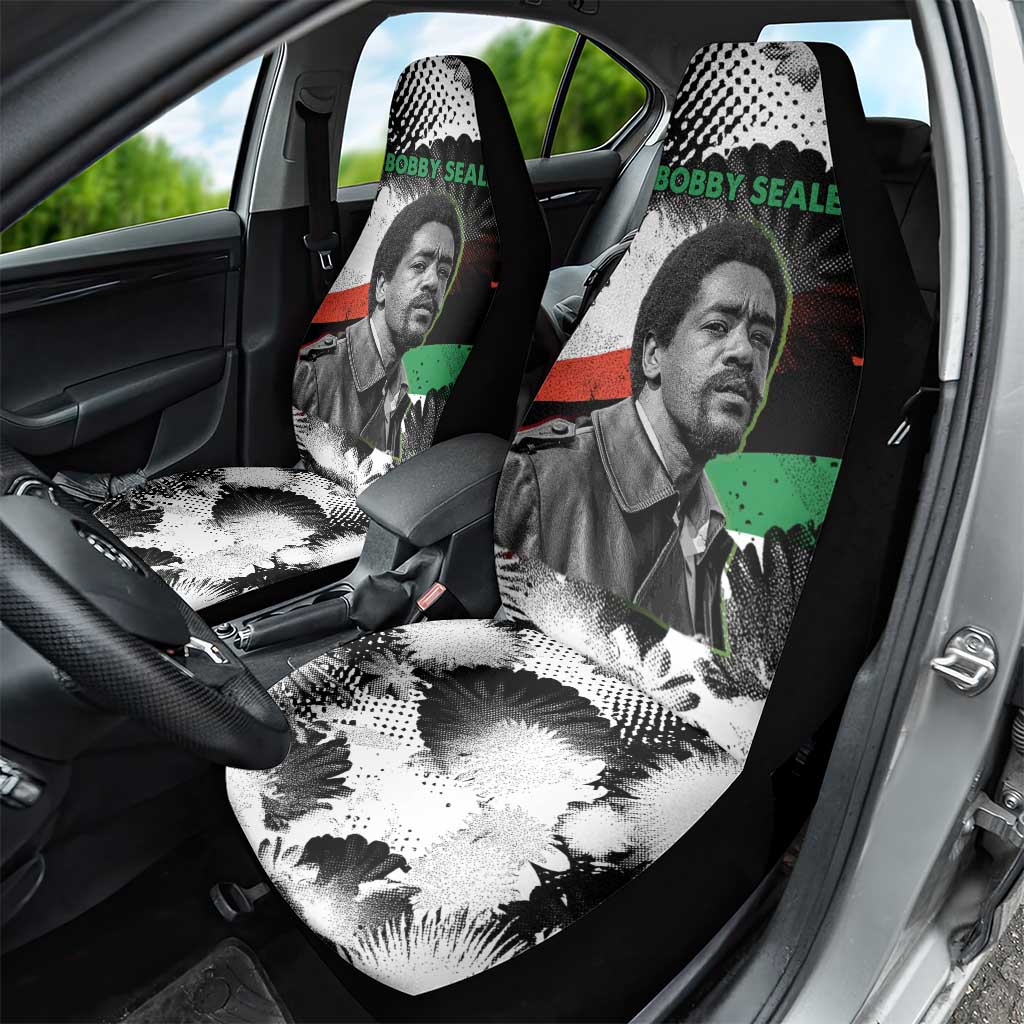 Bobby Seale Car Seat Cover Black Panther Artwork Solidarity Quote Revolutionary Civil Rights Tribute - African Pride