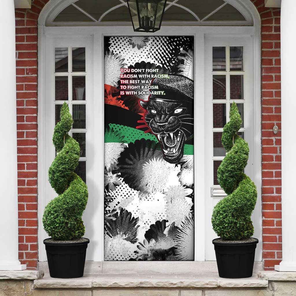 Bobby Seale Door Cover Black Panther Artwork Solidarity Quote Revolutionary Civil Rights Tribute - African Pride