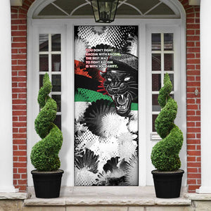 Bobby Seale Door Cover Black Panther Artwork Solidarity Quote Revolutionary Civil Rights Tribute - African Pride