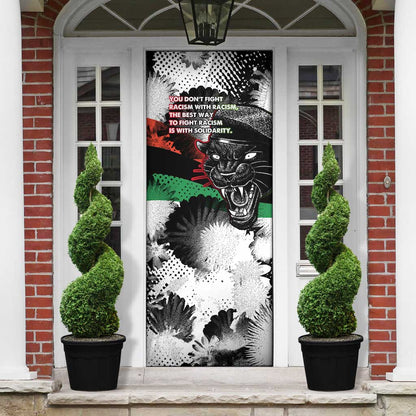 Bobby Seale Door Cover Black Panther Artwork Solidarity Quote Revolutionary Civil Rights Tribute - African Pride