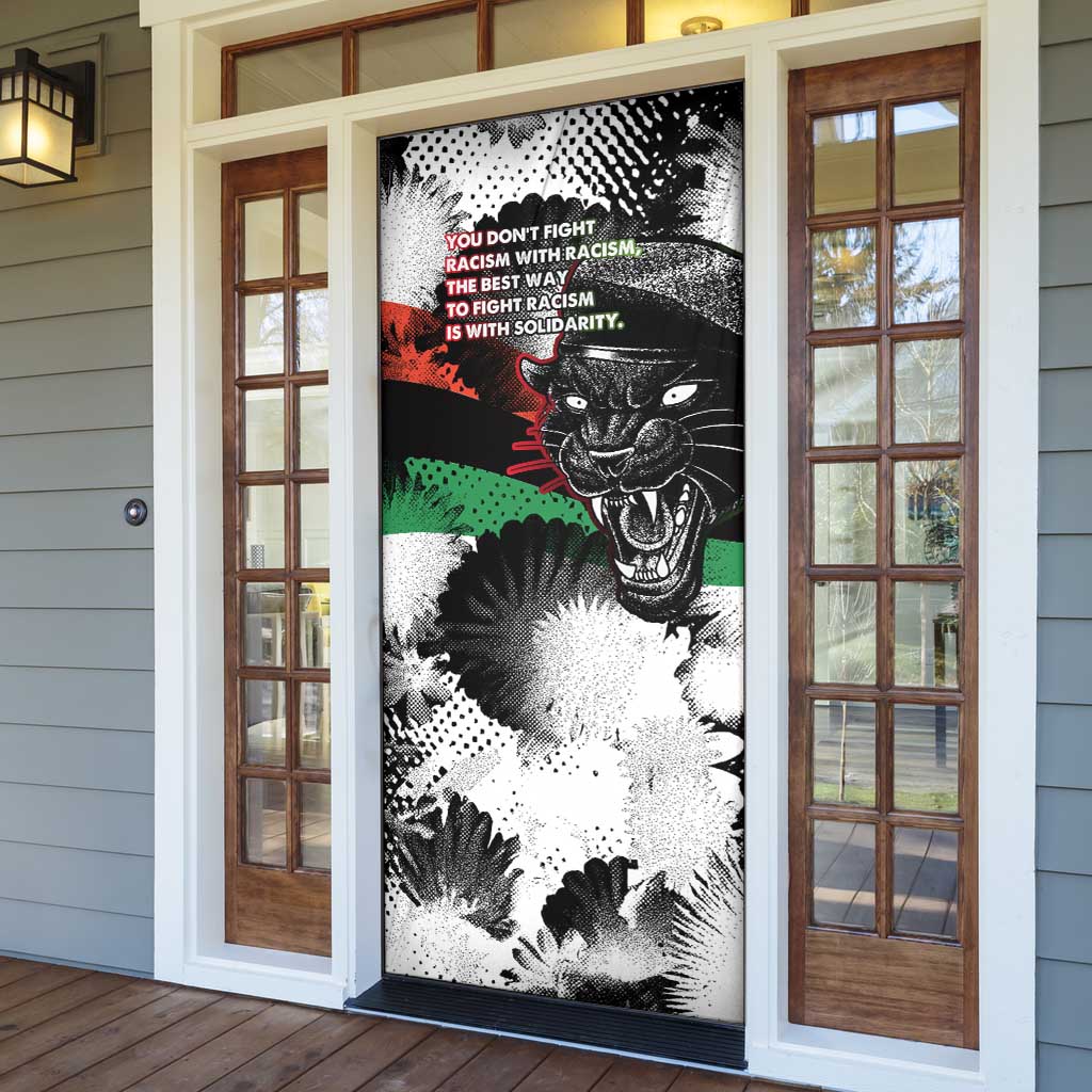 Bobby Seale Door Cover Black Panther Artwork Solidarity Quote Revolutionary Civil Rights Tribute - African Pride