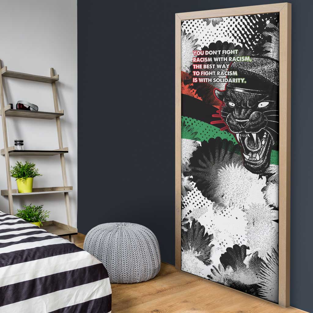 Bobby Seale Door Cover Black Panther Artwork Solidarity Quote Revolutionary Civil Rights Tribute - African Pride