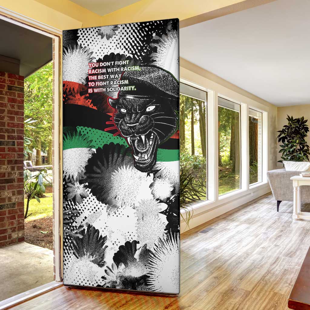 Bobby Seale Door Cover Black Panther Artwork Solidarity Quote Revolutionary Civil Rights Tribute - African Pride