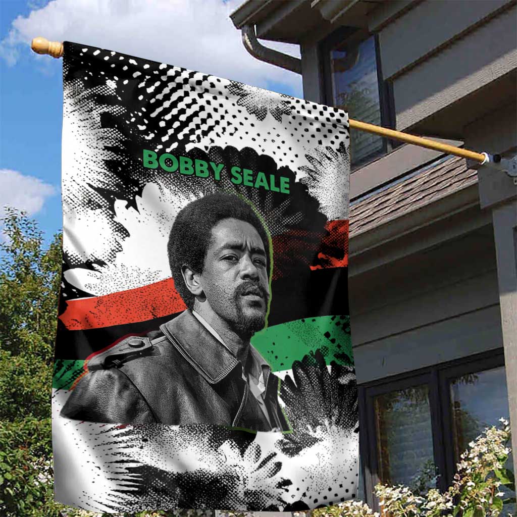 Bobby Seale Garden Flag Black Panther Artwork Solidarity Quote Revolutionary Civil Rights Tribute - African Pride