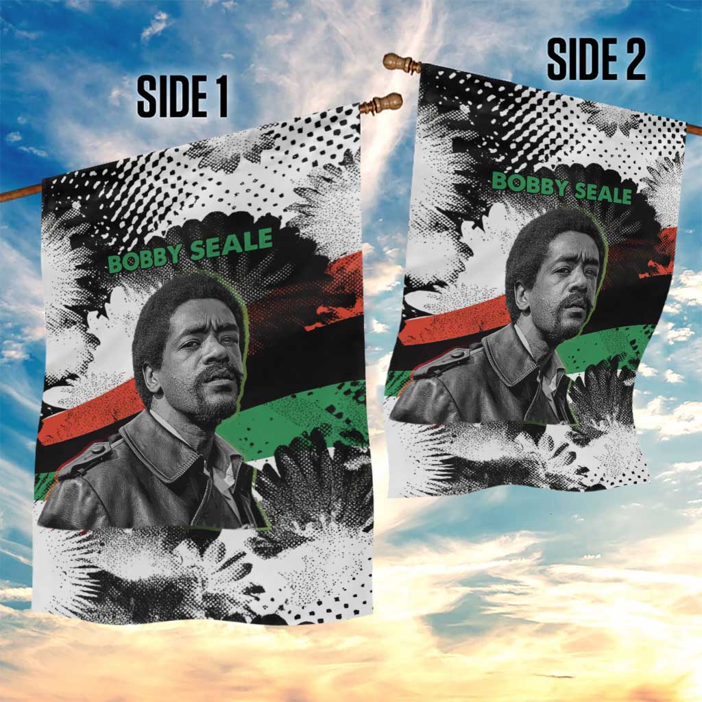 Bobby Seale Garden Flag Black Panther Artwork Solidarity Quote Revolutionary Civil Rights Tribute - African Pride