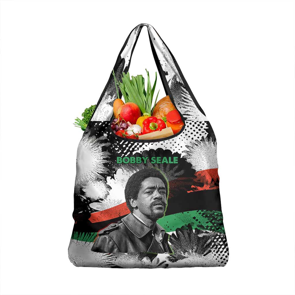Bobby Seale Grocery Bag Black Panther Artwork Solidarity Quote Revolutionary Civil Rights Tribute - African Pride