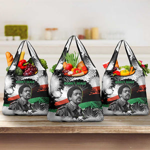Bobby Seale Grocery Bag Black Panther Artwork Solidarity Quote Revolutionary Civil Rights Tribute - African Pride