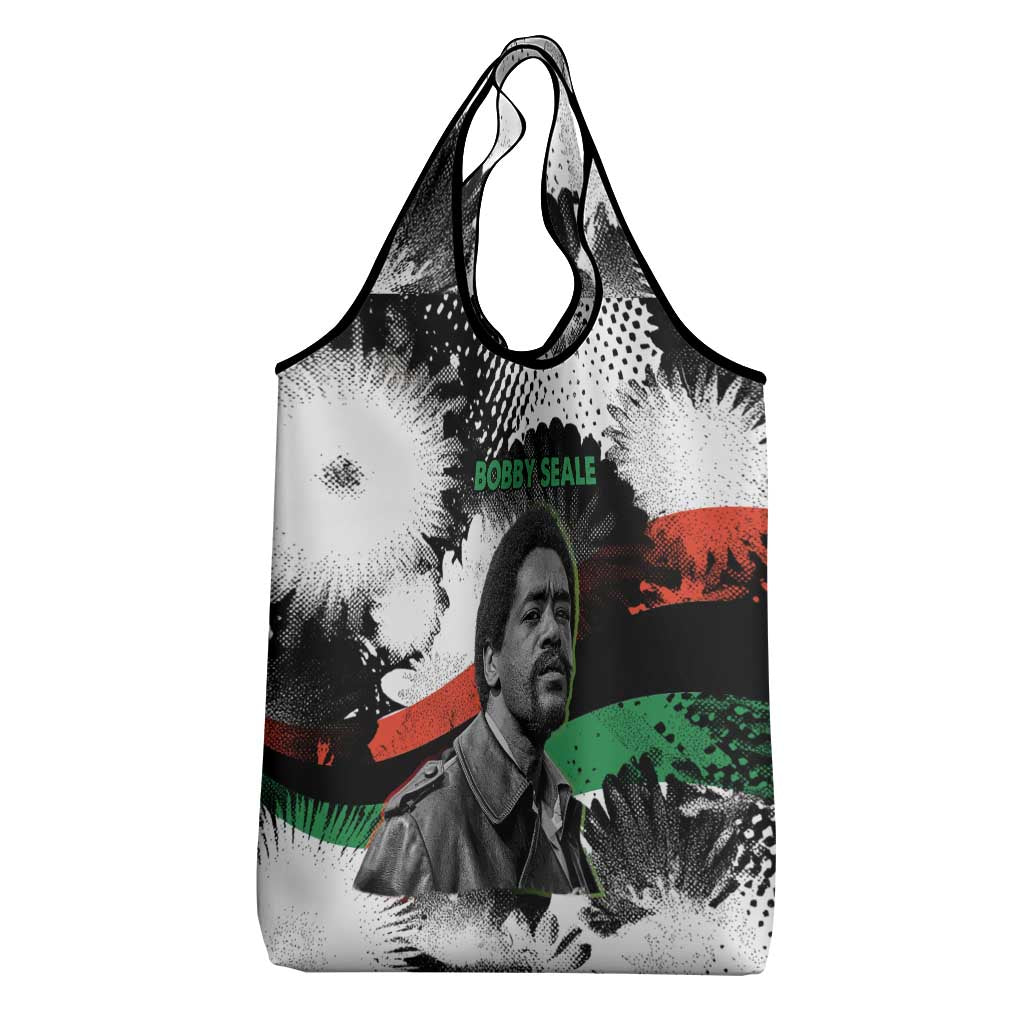 Bobby Seale Grocery Bag Black Panther Artwork Solidarity Quote Revolutionary Civil Rights Tribute - African Pride