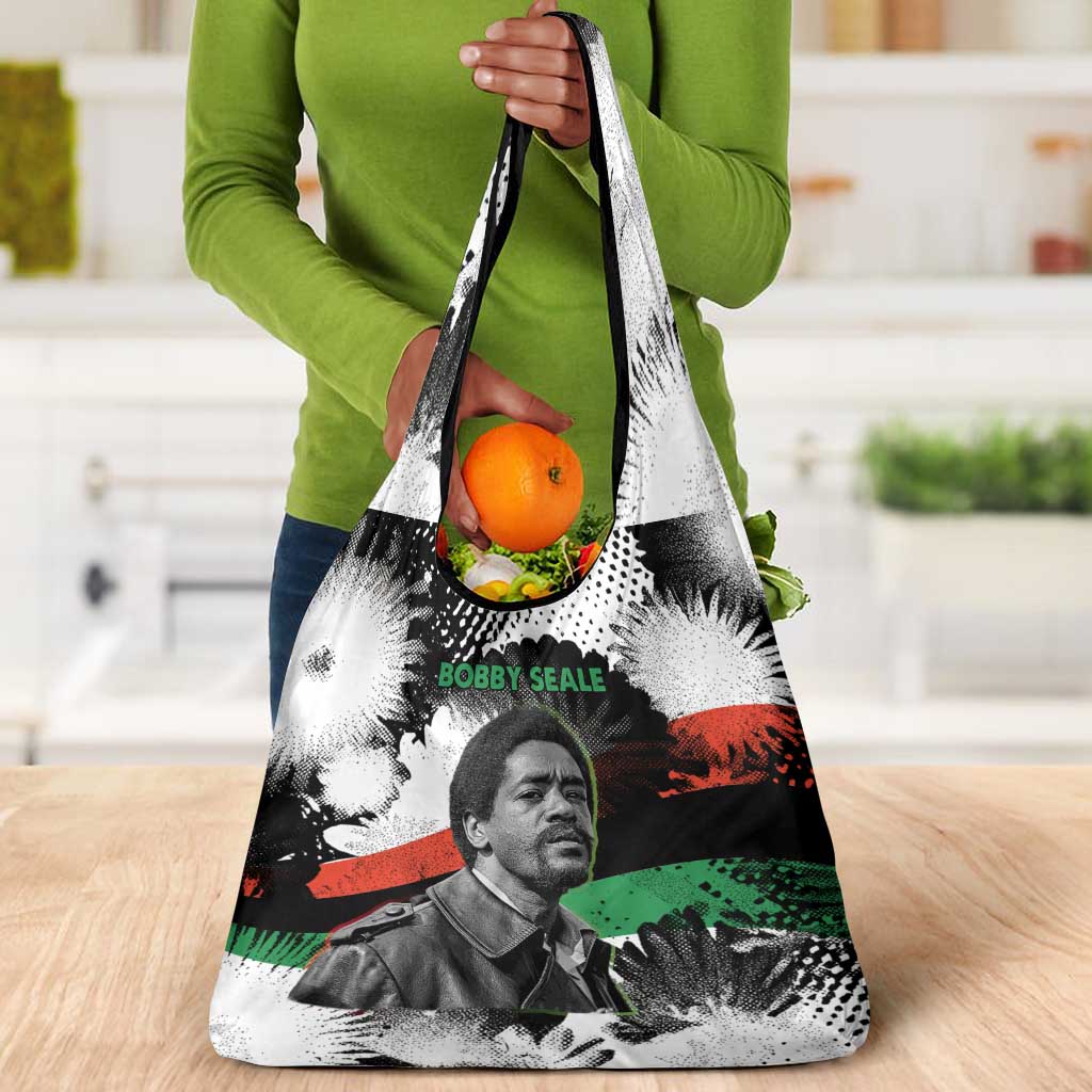 Bobby Seale Grocery Bag Black Panther Artwork Solidarity Quote Revolutionary Civil Rights Tribute - African Pride