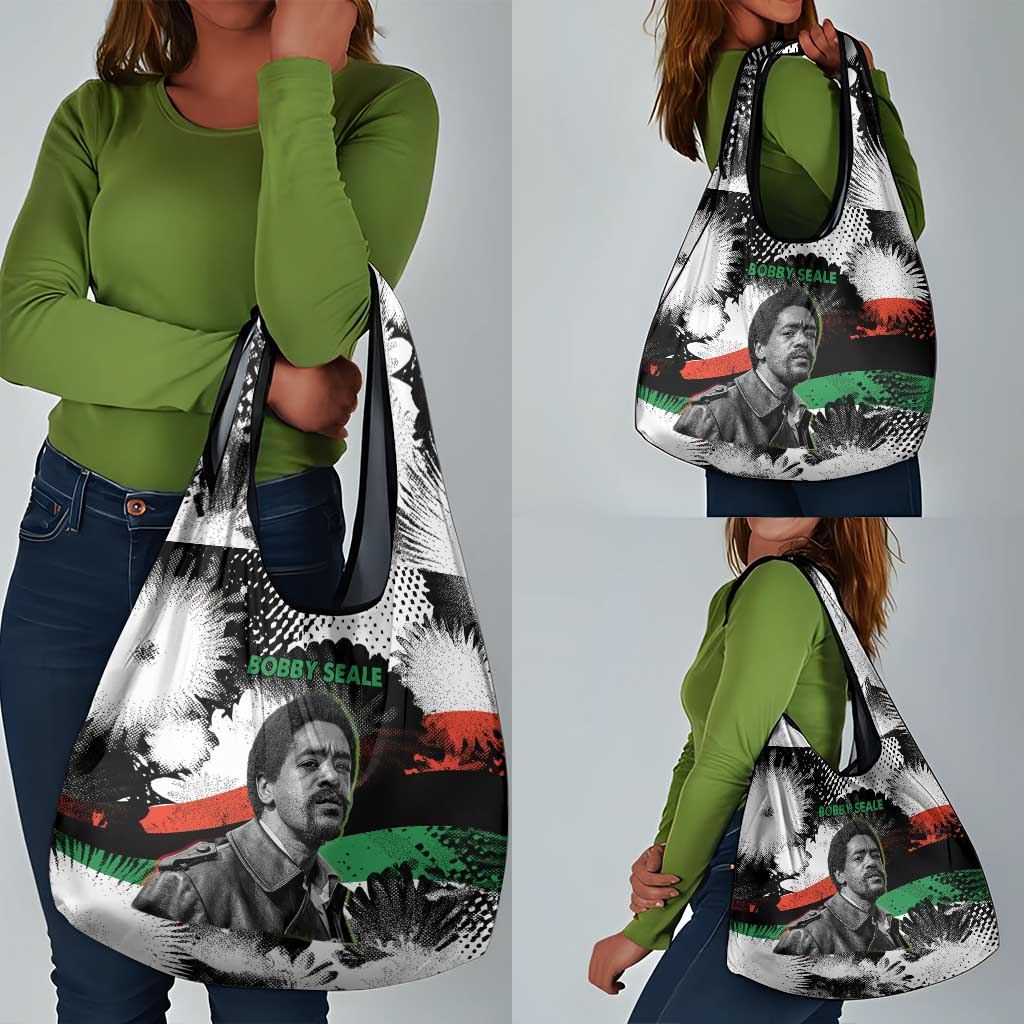 Bobby Seale Grocery Bag Black Panther Artwork Solidarity Quote Revolutionary Civil Rights Tribute - African Pride