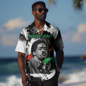 Bobby Seale Hawaiian Shirt Black Panther Artwork Solidarity Quote Revolutionary Civil Rights Tribute - African Pride
