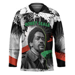 Bobby Seale Hockey Jersey Black Panther Artwork Solidarity Quote Revolutionary Civil Rights Tribute - African Pride