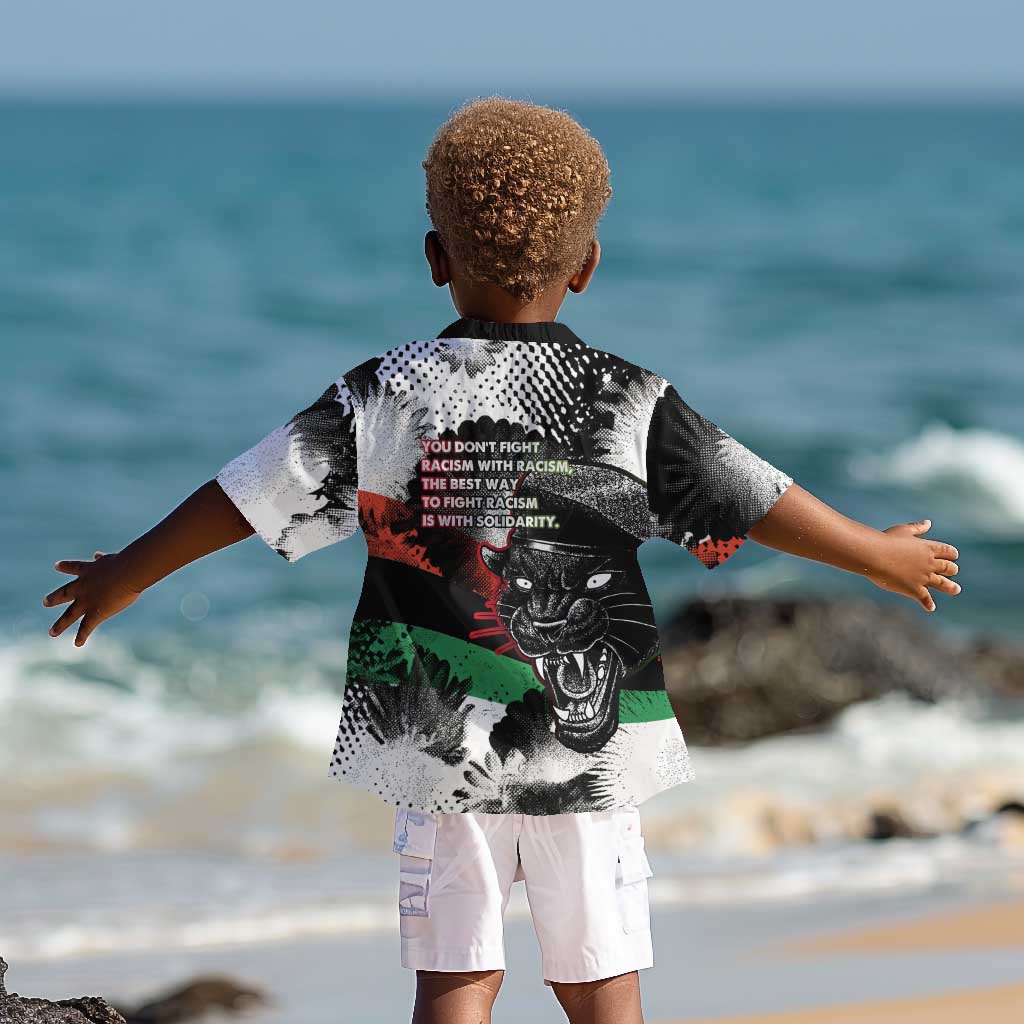 Bobby Seale Kid Hawaiian Shirt Black Panther Artwork Solidarity Quote Revolutionary Civil Rights Tribute - African Pride