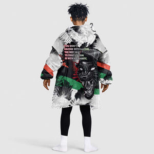 Bobby Seale Kid Wearable Blanket Hoodie Black Panther Artwork Solidarity Quote Revolutionary Civil Rights Tribute - African Pride