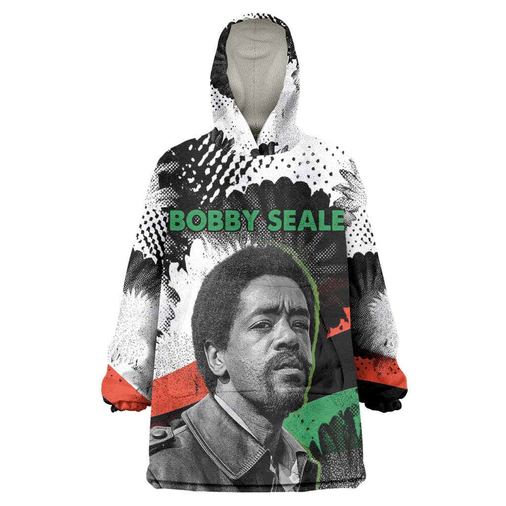 Bobby Seale Kid Wearable Blanket Hoodie Black Panther Artwork Solidarity Quote Revolutionary Civil Rights Tribute - African Pride