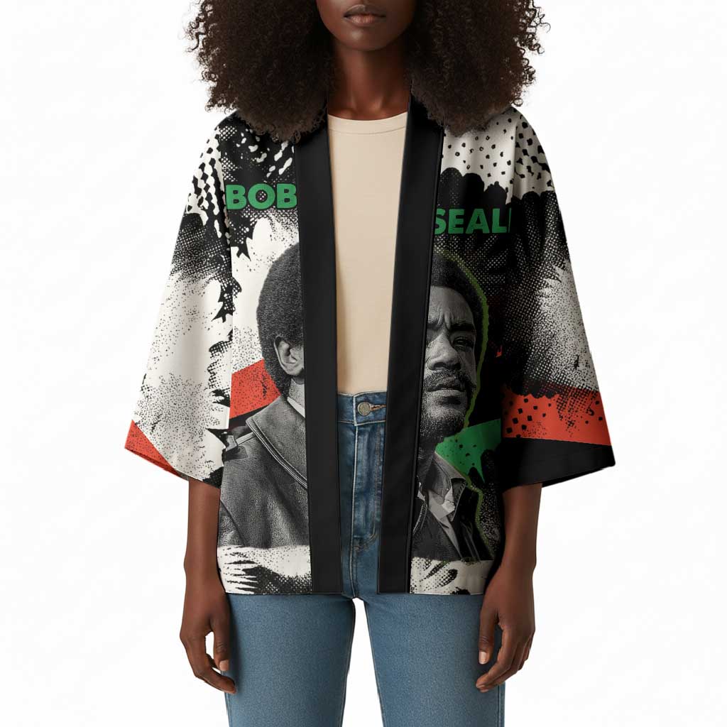 Bobby Seale Kimono Black Panther Artwork Solidarity Quote Revolutionary Civil Rights Tribute - African Pride