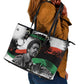 Bobby Seale Leather Tote Bag Black Panther Artwork Solidarity Quote Revolutionary Civil Rights Tribute - African Pride