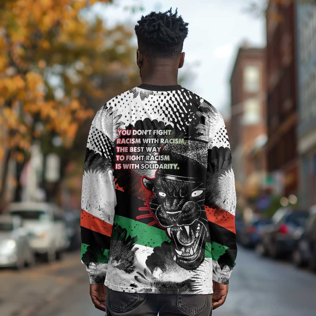 Bobby Seale Long Sleeve Shirt Black Panther Artwork Solidarity Quote Revolutionary Civil Rights Tribute - African Pride
