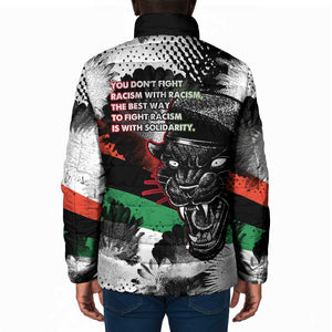Bobby Seale Padded Jacket Black Panther Artwork Solidarity Quote Revolutionary Civil Rights Tribute - African Pride